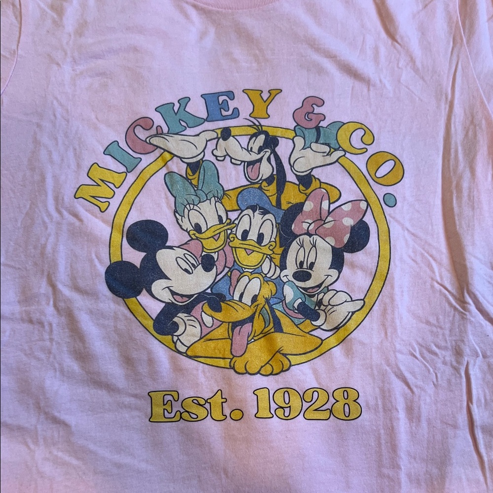 Disney Pink Mickey & Co. Short Sleeve Tee - Picture 2 of 5